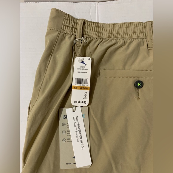 NWT Tommy Bahama Men's Island Zone Stretch Cargo Shorts 4XLB Tan 10" Inseam RARE - Picture 6 of 16